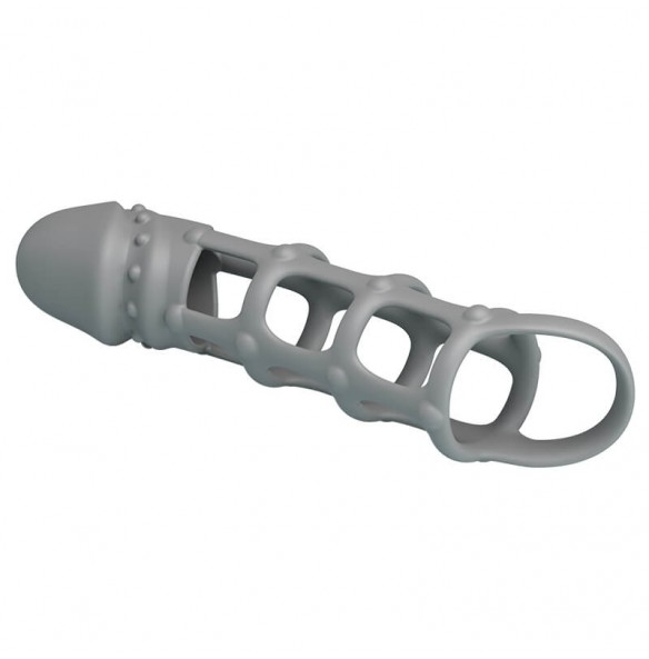 PRETTY LOVE - Penis Sleeve With Ball Strap (L:17cm - D:4cm) PRETTY LOVE - Penis Sleeve With Ball Strap (L:17cm - D:4cm)